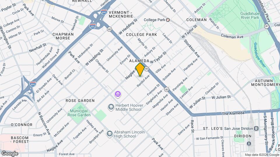 664 Morse St Mapa y Detalles de la Ubicación