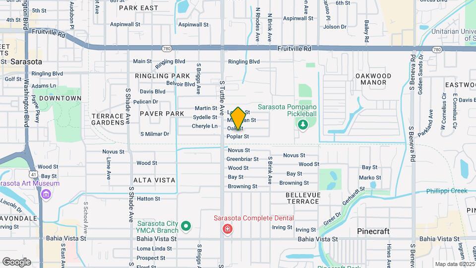 2865 Poplar St Map and Location Details