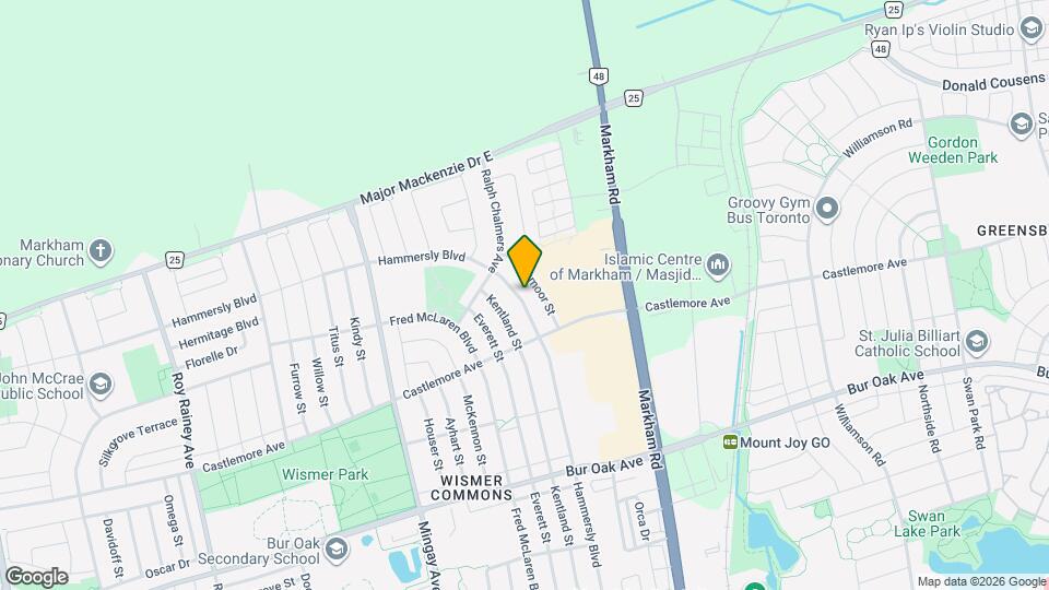 265 Hammersly Blvd Map and Location Details