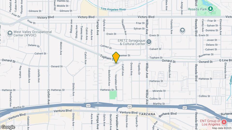 19138 Oxnard St Map and Location Details