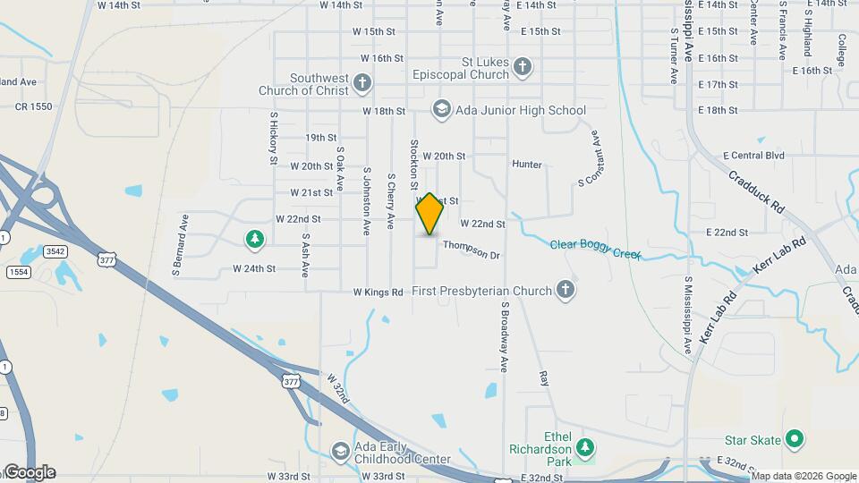 1205 S High School St Map and Location Details