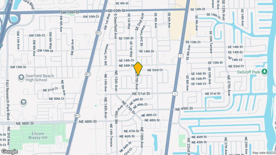 5272 NE 17th Ave Map and Location Details