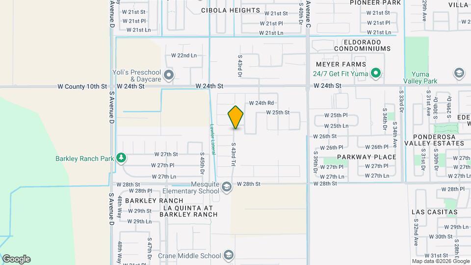 2589 S 43rd Trl Map and Location Details