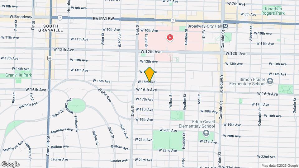 930 W 15th Ave Map and Location Details