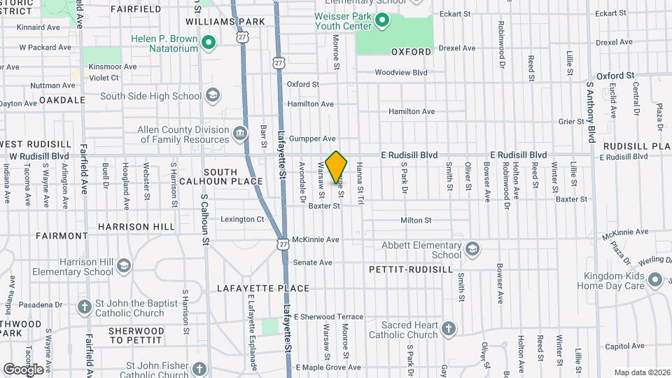 4028 Monroe St Map and Location Details