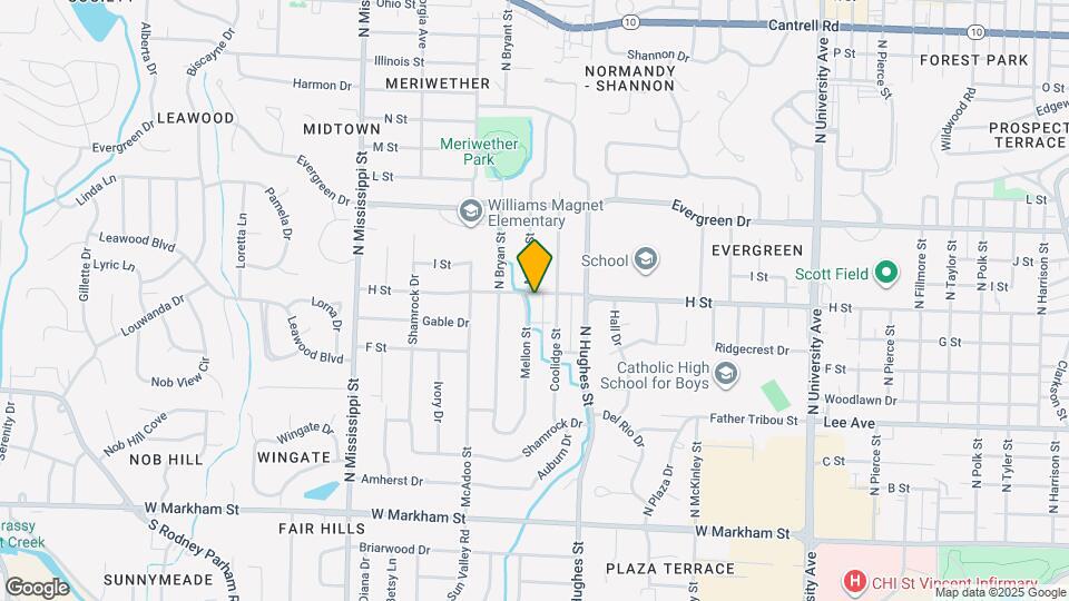 7023 H St Map and Location Details