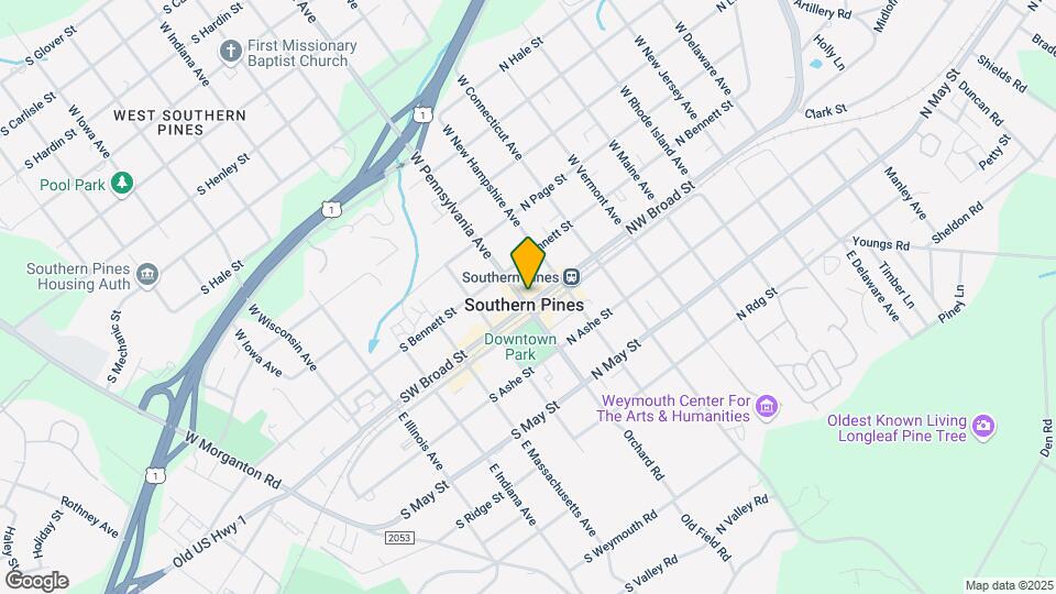 124 NW Broad St, Unit 1 Map and Location Details