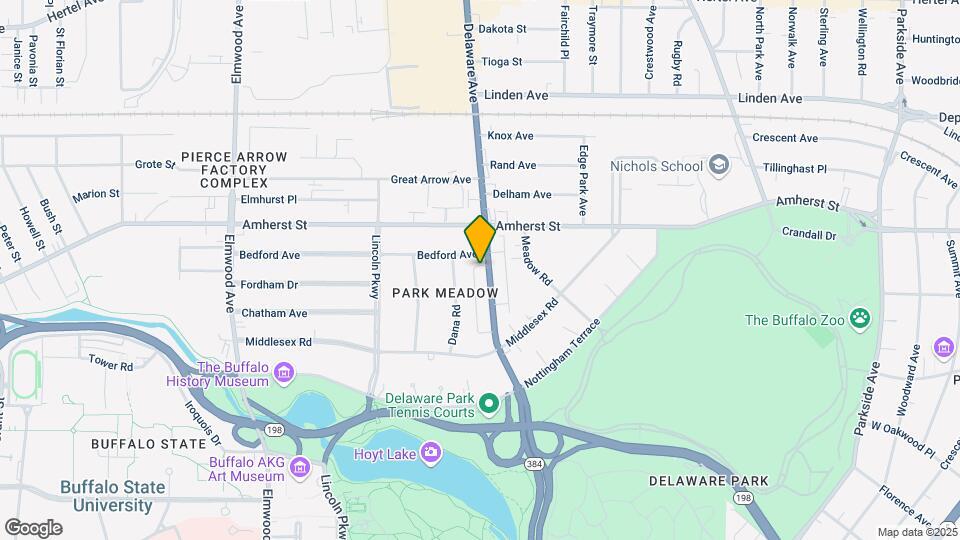 2000 Delaware Apartments Map and Location Details