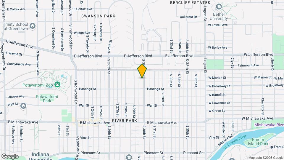 601 S 30th St Map and Location Details