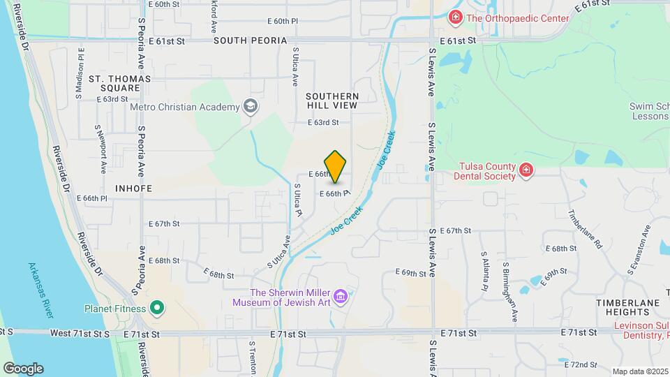 1907 E 66th Pl Map and Location Details