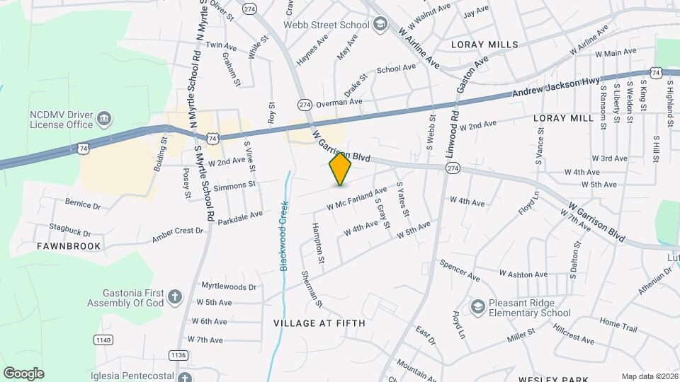 1731 Parkdale Ave Mapa y Detalles de la Ubicación