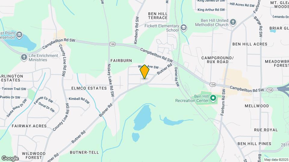 2291 Butner Rd Map and Location Details