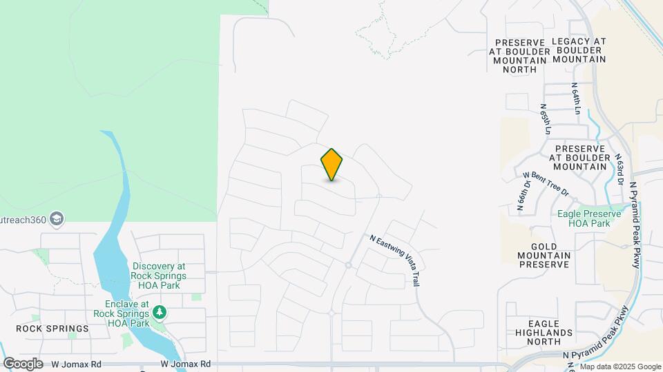 7162 W Hedge Hog Pl Map and Location Details