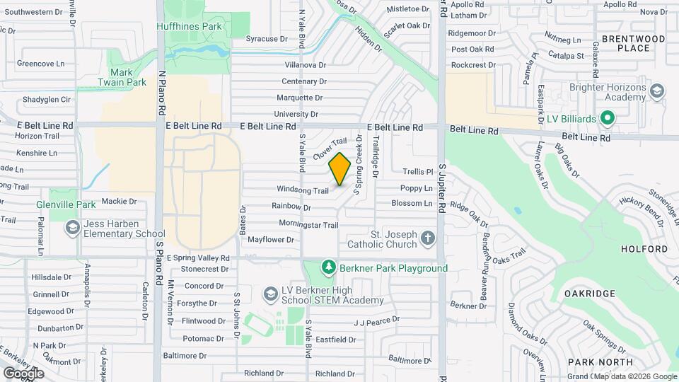 1902 Windsong Trail Map and Location Details