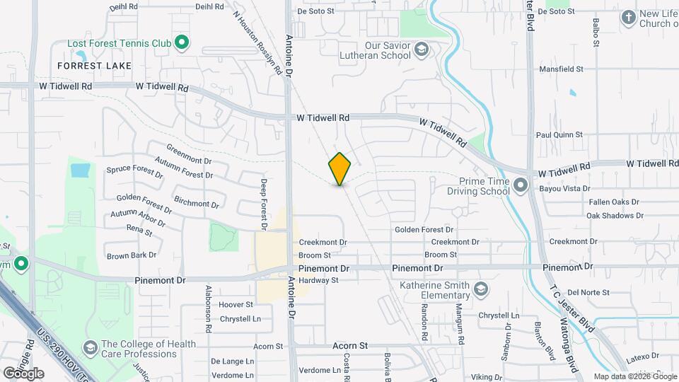 5628 Birchmont Dr, Unit D Map and Location Details