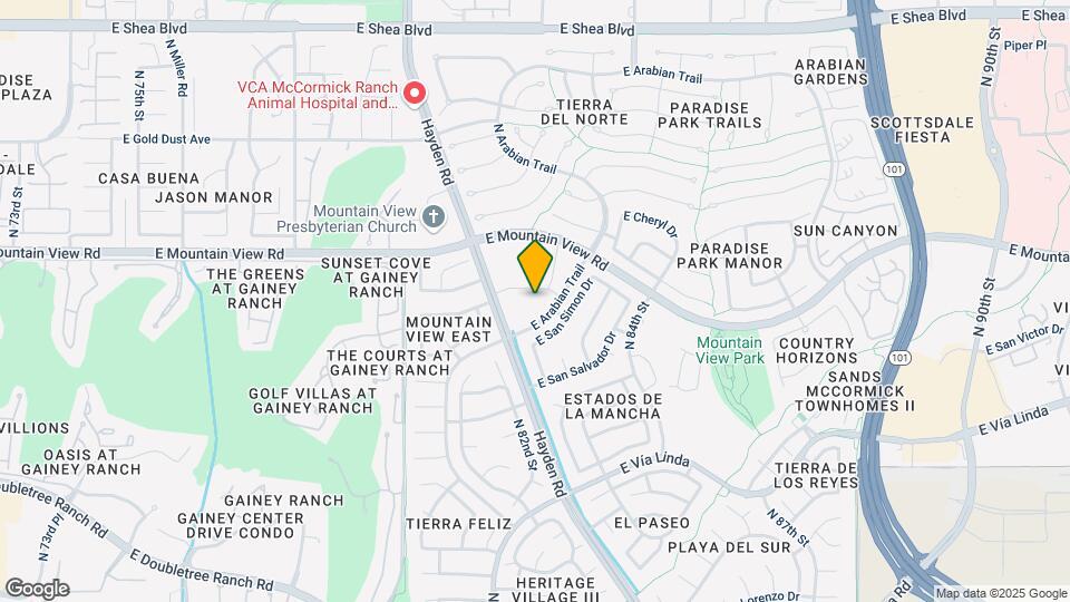 8256 E Arabian Trail-Unit -127 Map and Location Details