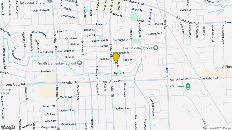 1280 Dewey St Map and Location Details