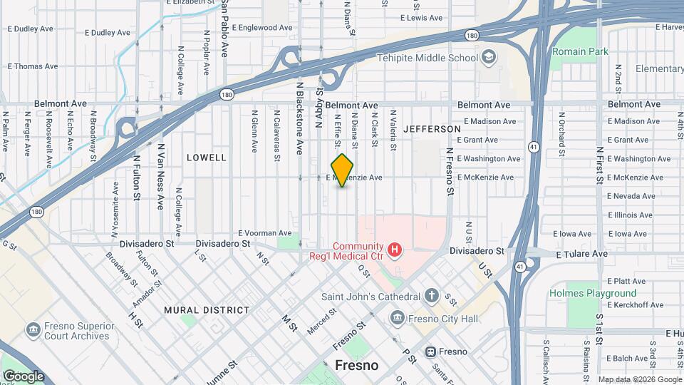246 N Effie St Map and Location Details