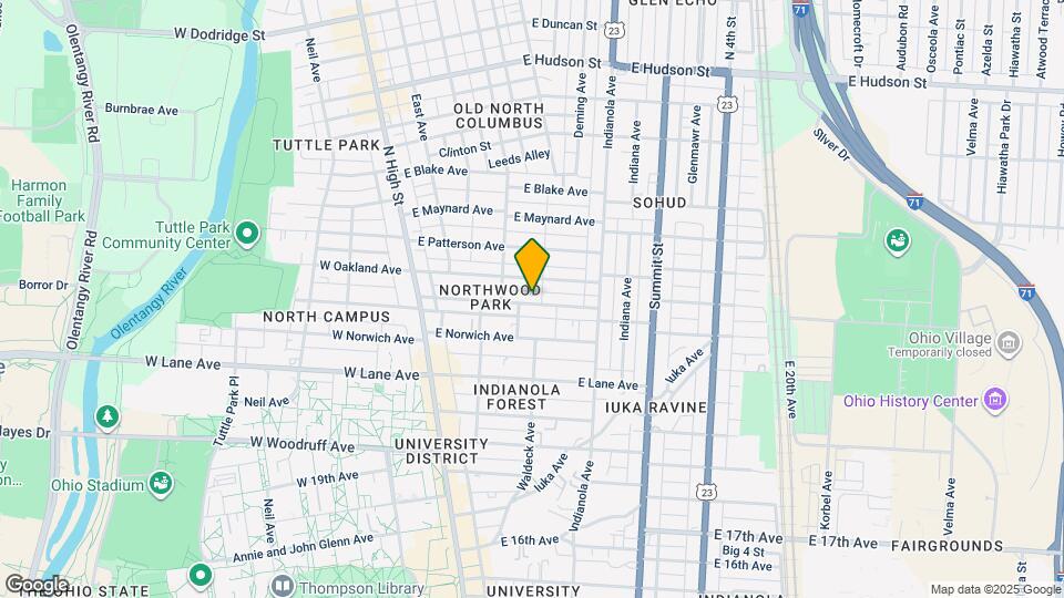 158 E Northwood Ave Map and Location Details