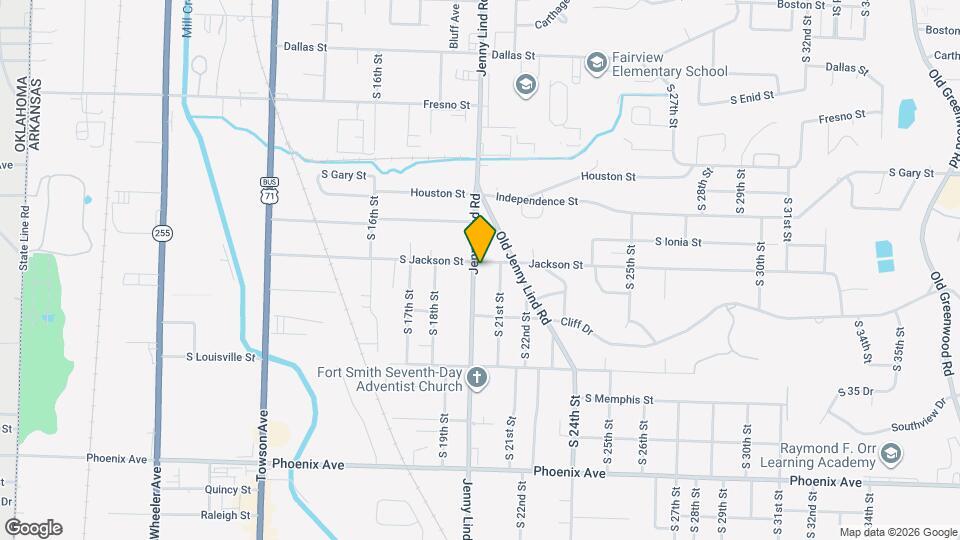 3905 Jenny Lind Rd Map and Location Details