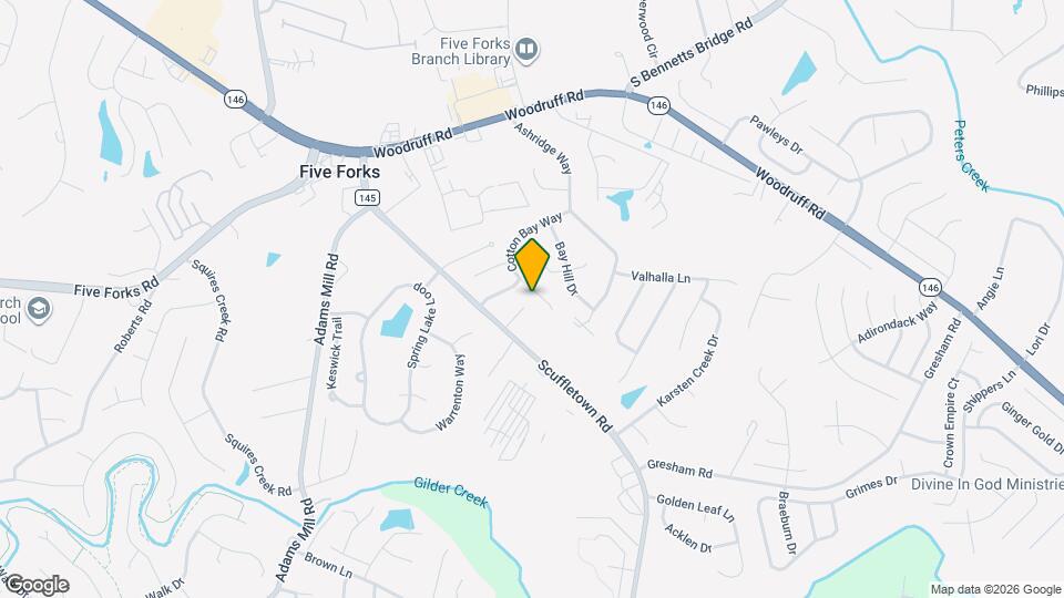 304 Cotton Bay Way Map and Location Details