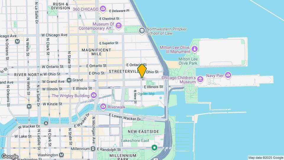 537 N McClurg Ct Map and Location Details
