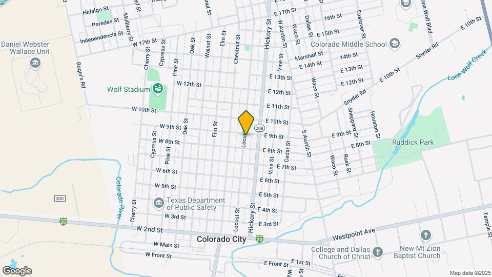 836 Locust St Map and Location Details