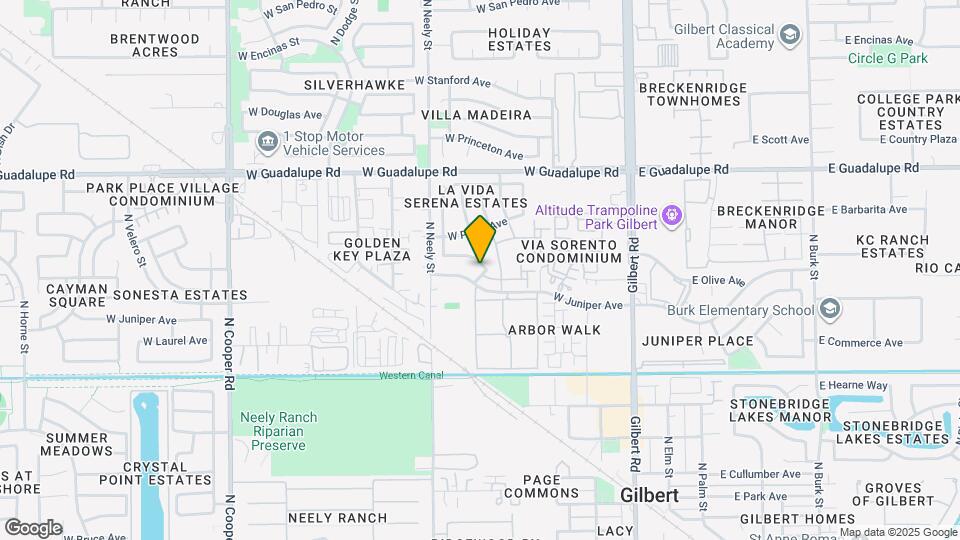 301 W Olive Ave Map and Location Details