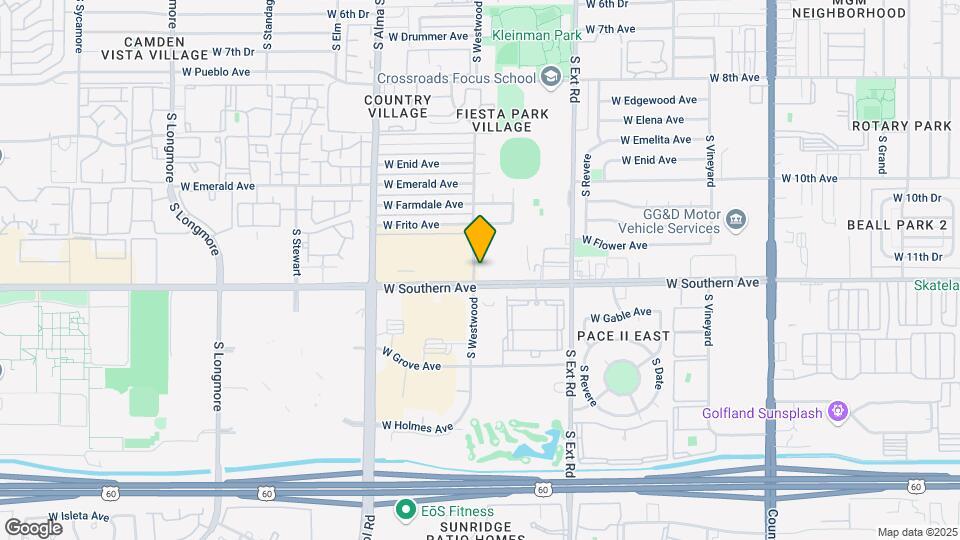 Fiesta Village Furnished - Utilities Included Map and Location Details