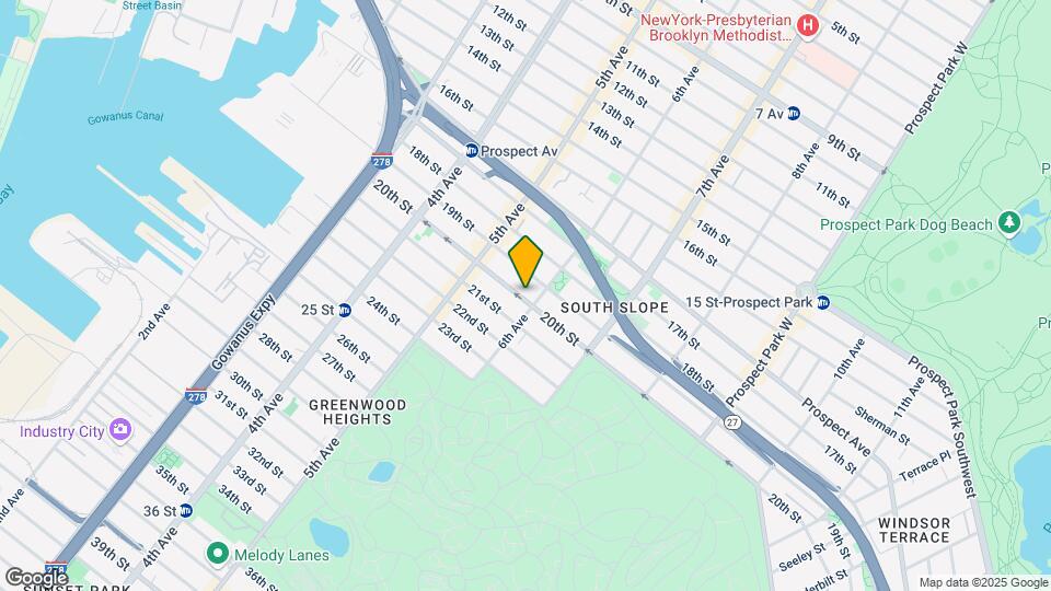 293 20th St Map and Location Details