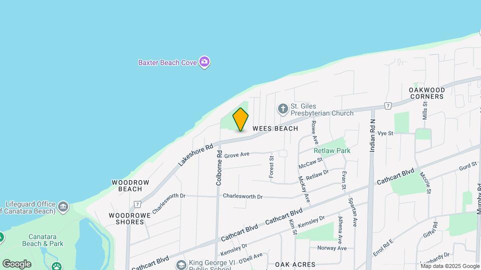 670 Lakeshore Rd Map and Location Details