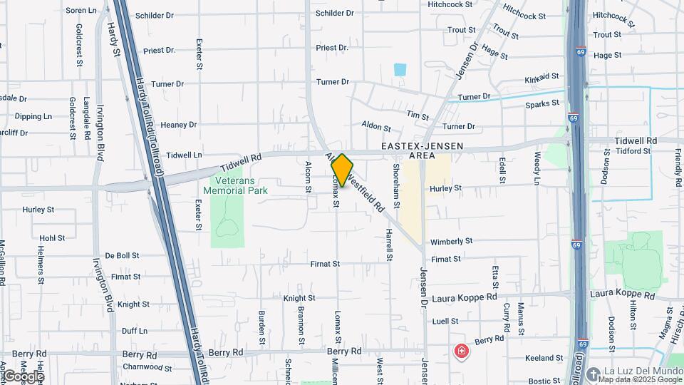9402 Lomax St Map and Location Details