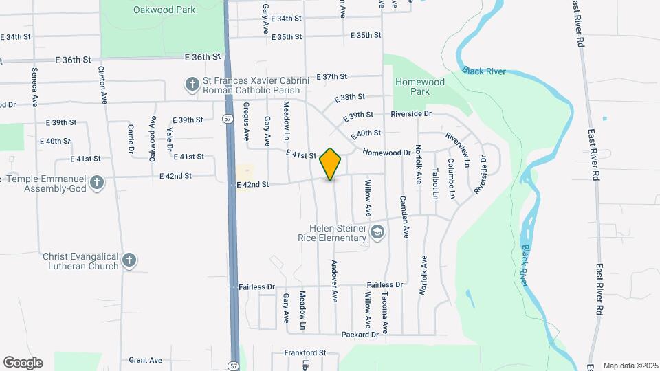 4210 Andover Ave Map and Location Details