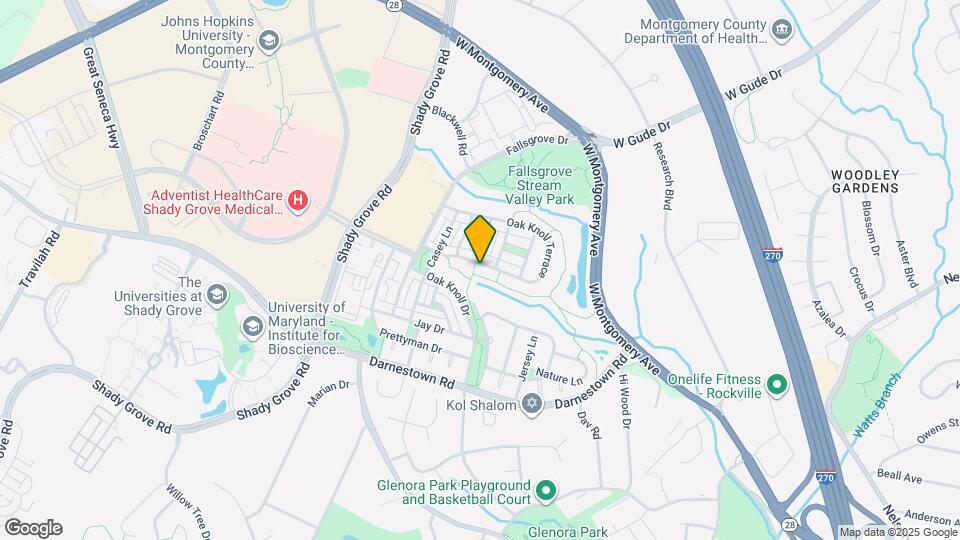 819 Oak Knoll Terrace Map and Location Details