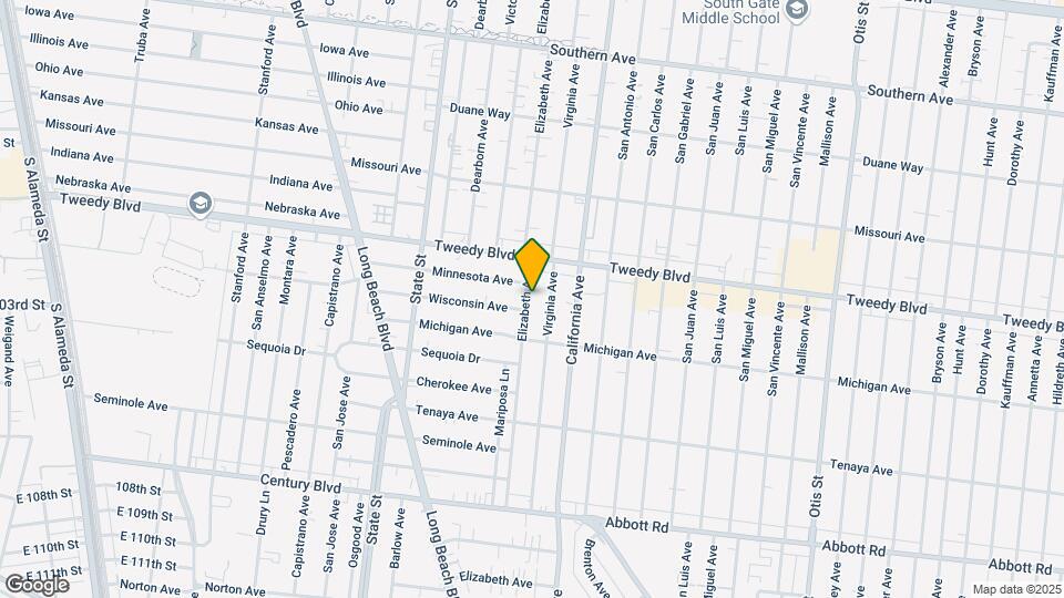 10024 Elizabeth Ave Map and Location Details