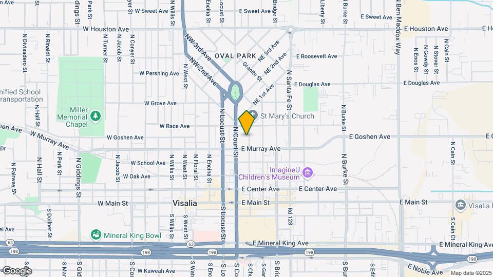 517 N Church St Mapa y Detalles de la Ubicación
