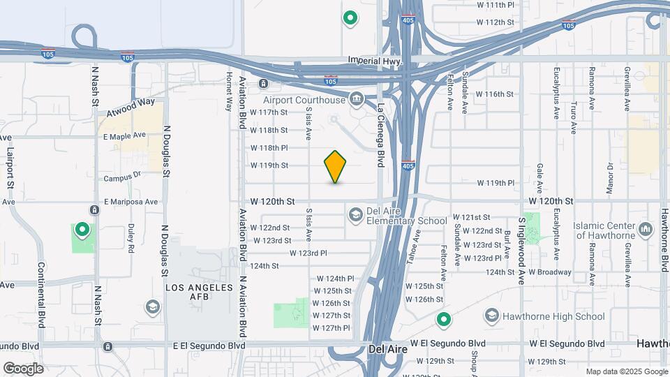 5316 W 119th Pl Map and Location Details