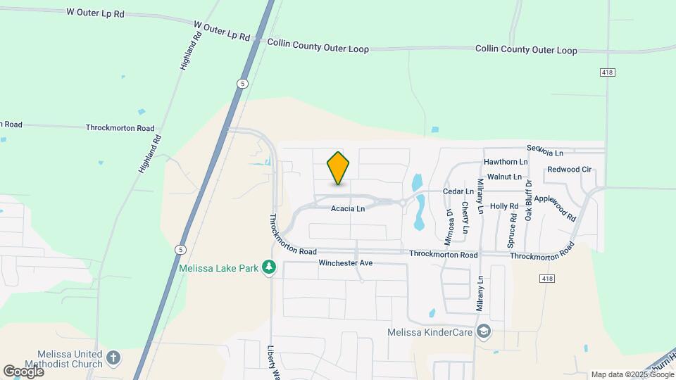 2813 Acacia Ln Map and Location Details