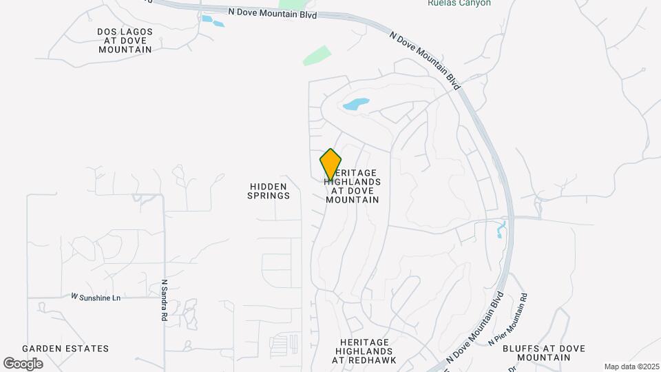 5428 W Winding Desert Dr Map and Location Details