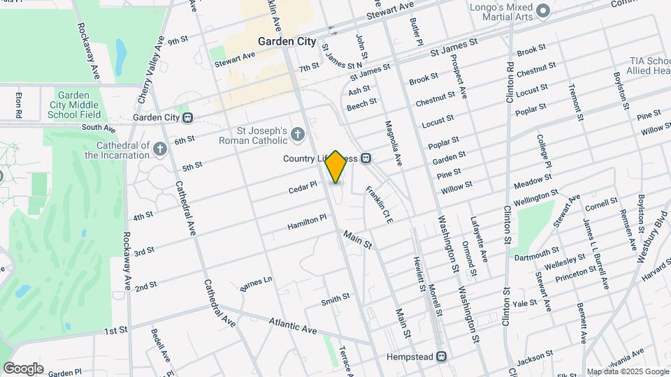 301 Franklin Ave Mapa y Detalles de la Ubicación