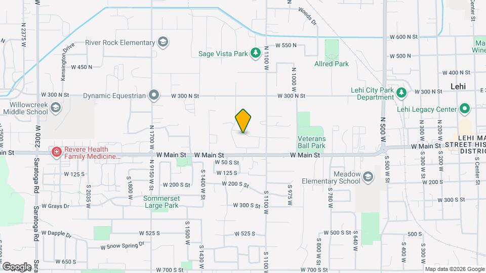 1203 W Appaloosa Ln Map and Location Details