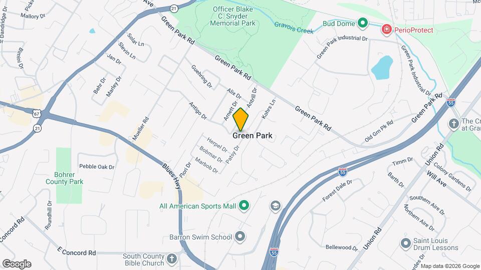 11005 Patsy Dr Map and Location Details