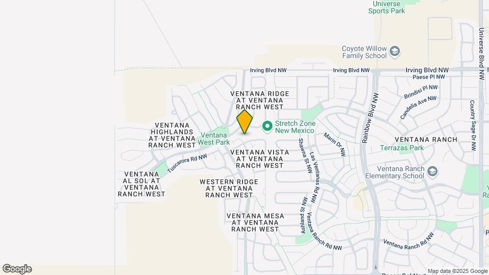 10304 Avenida Vista Cerros NW Map and Location Details