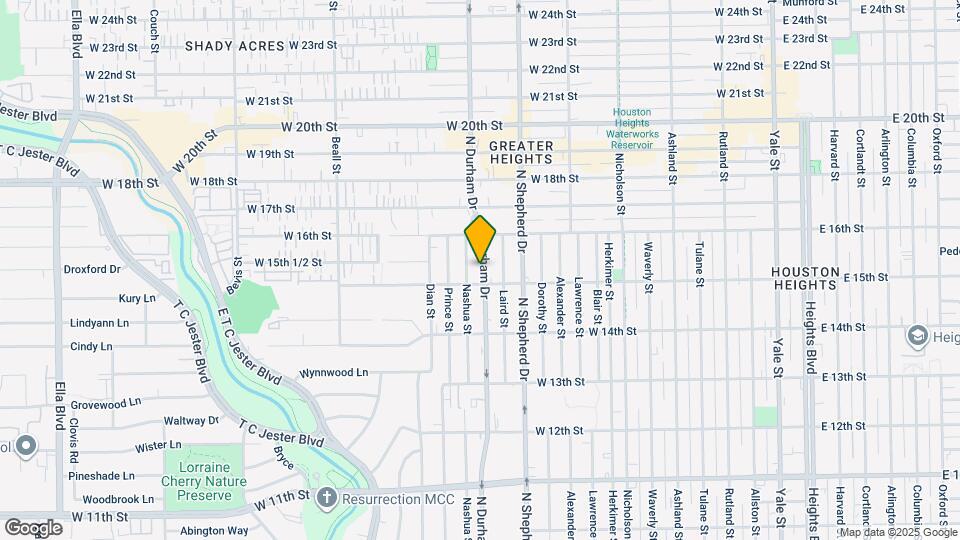 1507 N Durham Dr Map and Location Details