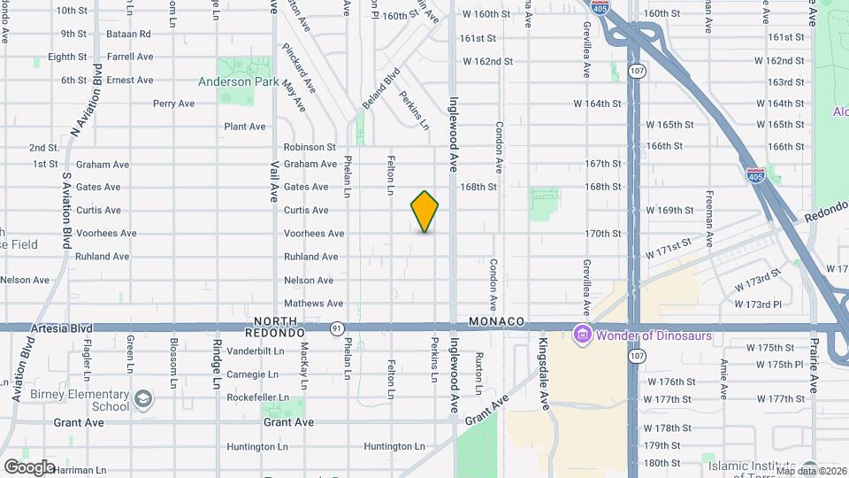 2618 Voorhees Ave, Unit B Map and Location Details