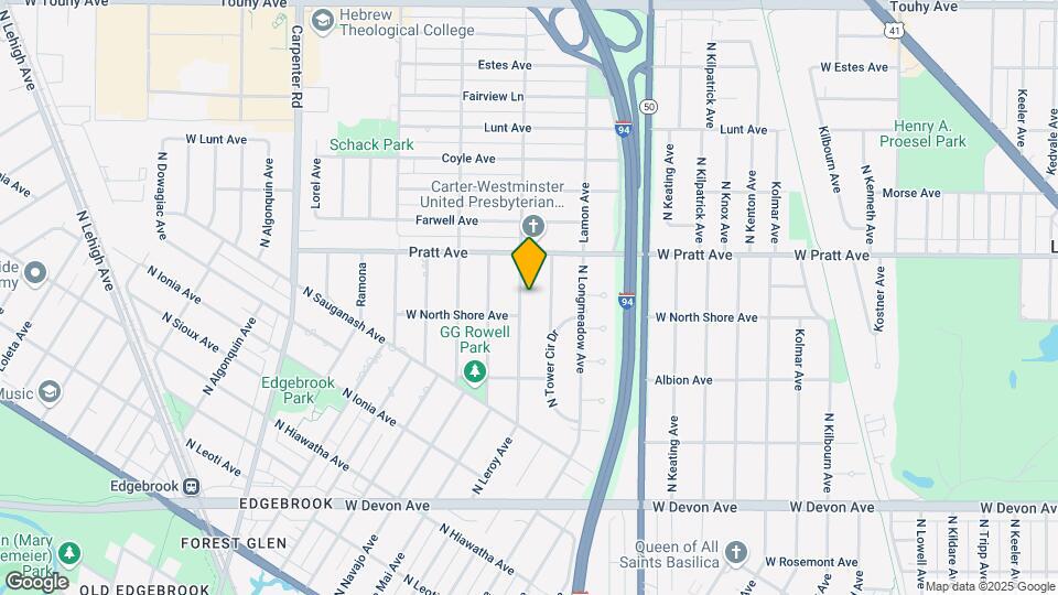 6719 N Leroy Ave Map and Location Details