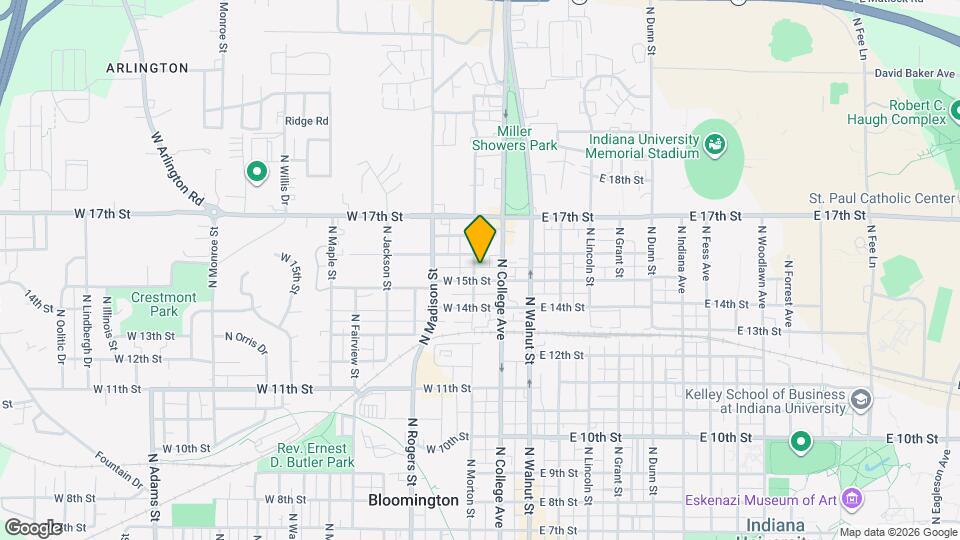 1104 N Woodburn Ave Map and Location Details