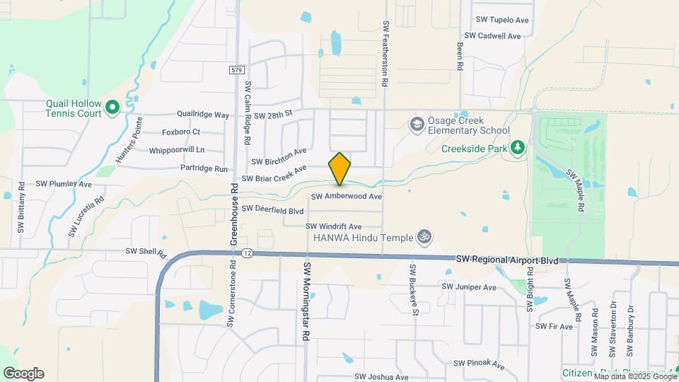 3104 SW Amberwood Ave Map and Location Details