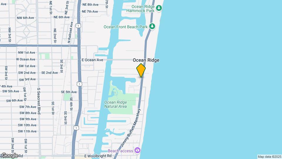 6110 N Ocean Blvd Map and Location Details