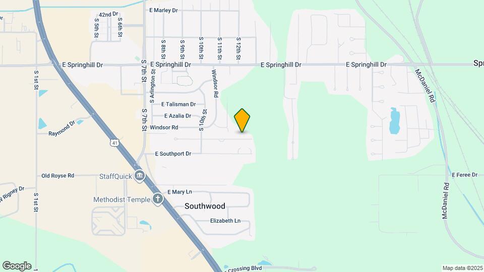1224 E Dawn Dr Map and Location Details